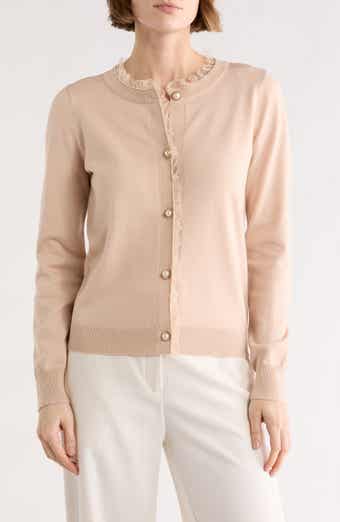 BY DESIGN Alma Ruffle Cardigan