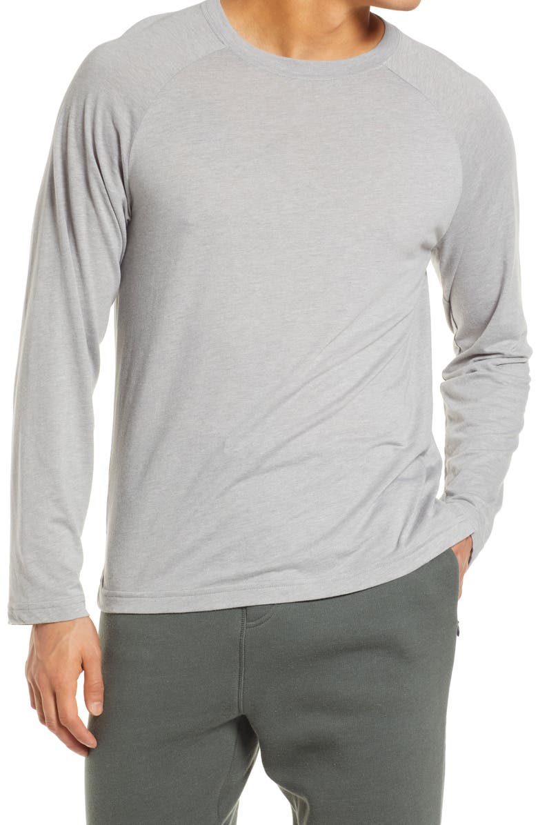 Alo Triumph Raglan Long Sleeve T-Shirt, Main, color, 