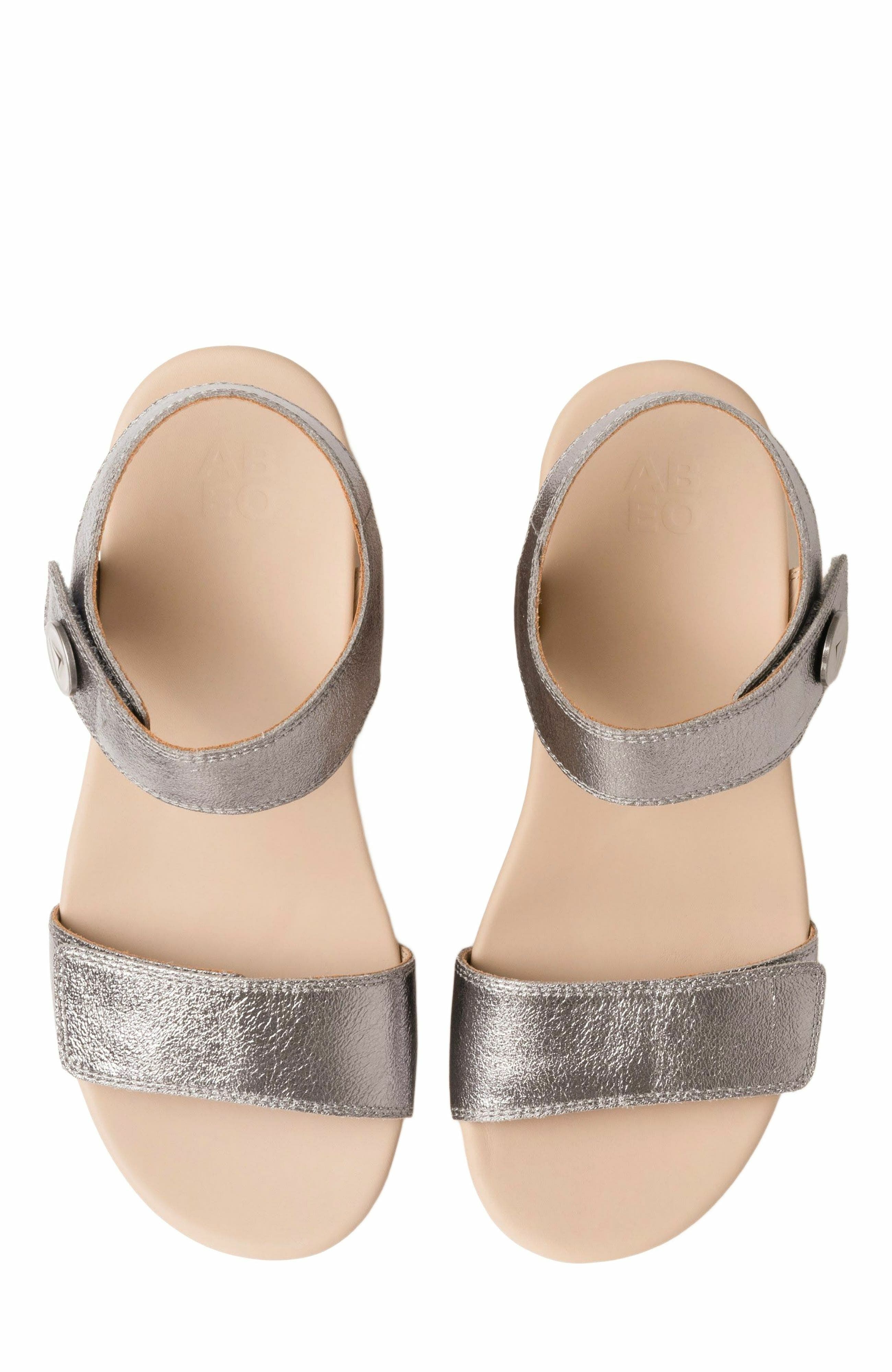 ABEO Riviera Strap Sandal, Alternate, color, Pewter - Regular