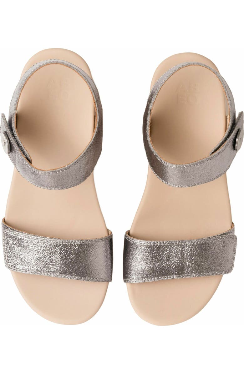 ABEO Riviera Strap Sandal, Alternate, color, Pewter - Regular