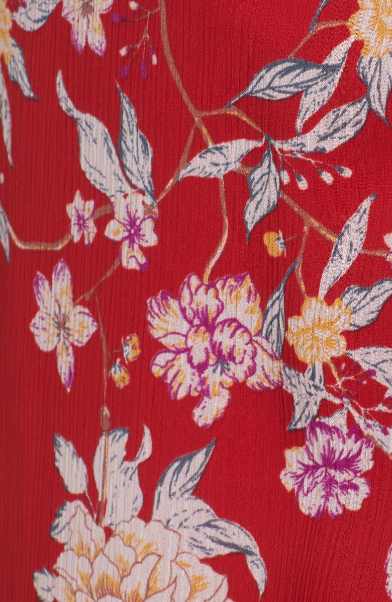 All in Favor Colie Ruffle Wrap Dress, Alternate, color,