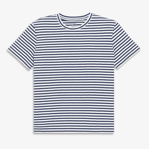 Adult Easy Crewneck Stripe Tee (Women's Fit)