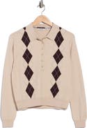 Scotch & Soda Argyle Polo Sweater