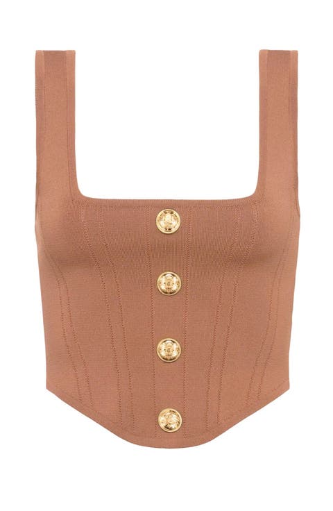 Venus Button Top