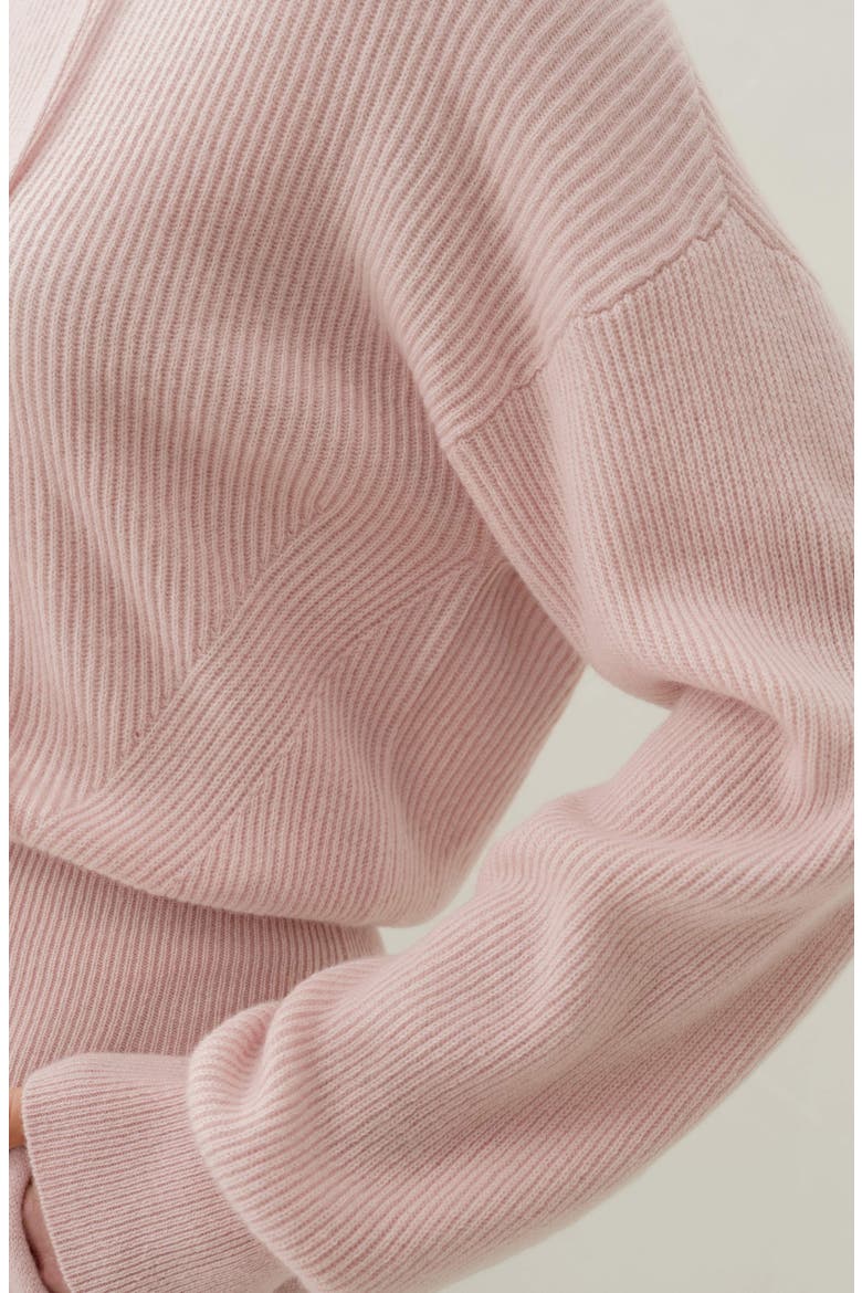 Women's Eshe 2-in-1 Cashmere Detachable Hoodie, Alternate, color, Rosy Pink
