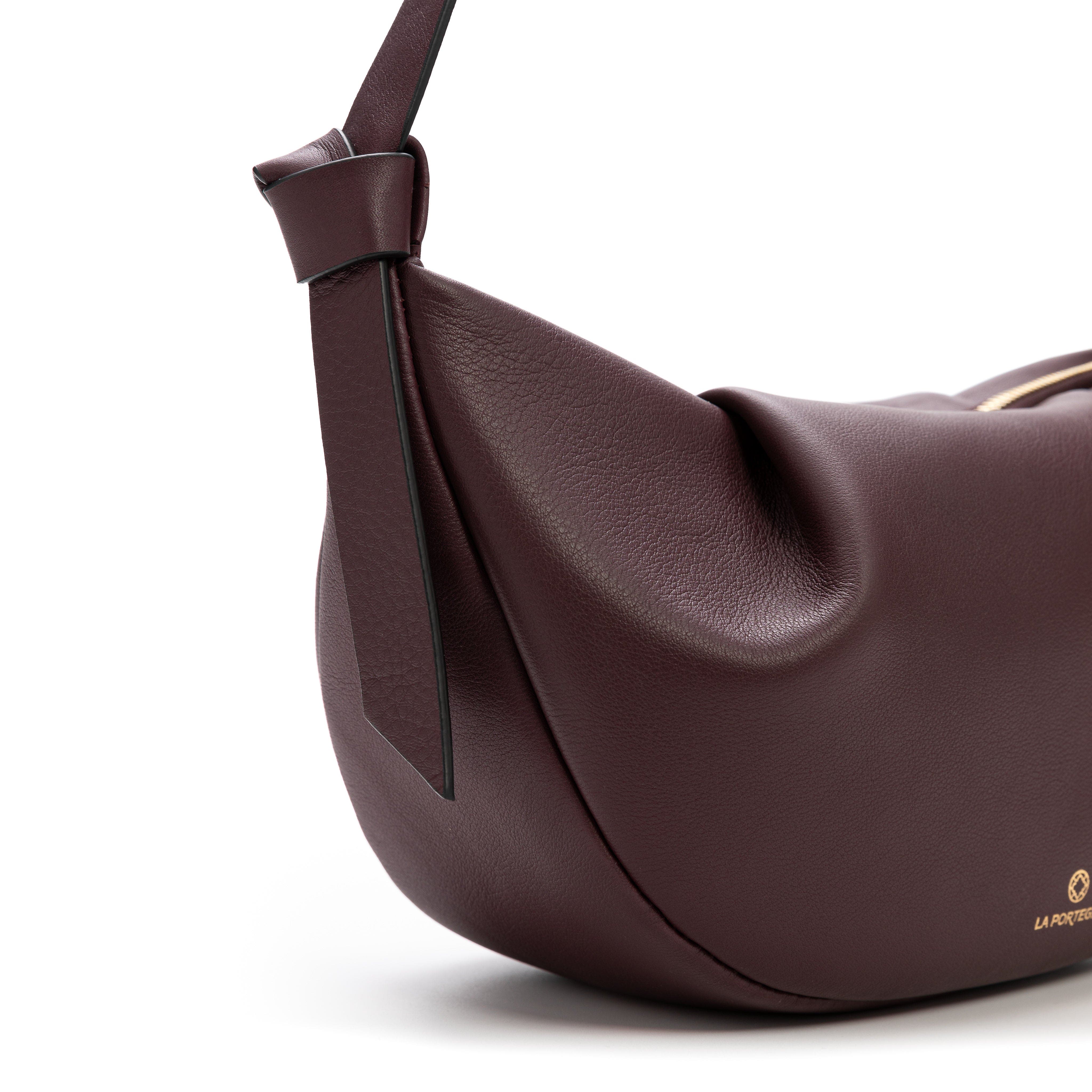 LA PORTEGNA Claudia Adjustable Strap Shoulder And Crossbody, Alternate, color, Burgundy