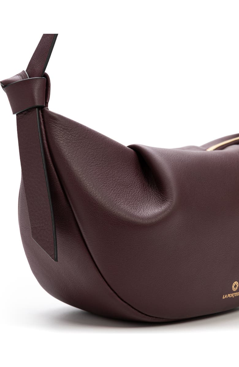 LA PORTEGNA Claudia Adjustable Strap Shoulder And Crossbody, Alternate, color, Burgundy