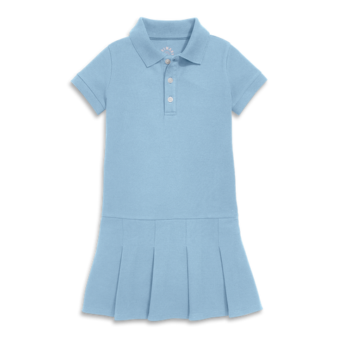 Kids Short Sleeve Pique Polo Dress (Little Kid, Big Kid)