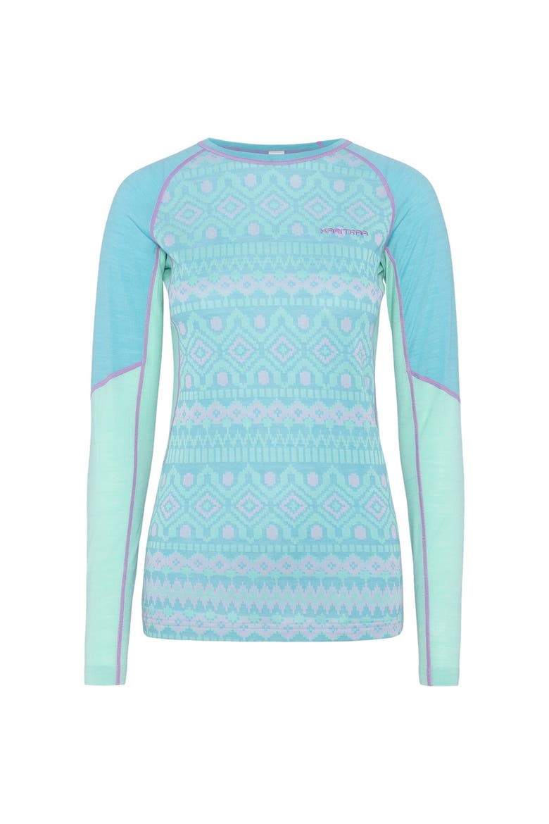 Malia Long-Sleeve Baselayer - Women's, Alternate, color, Blue Lagoon