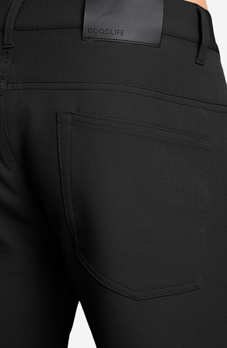 Goodlife Stretch Twill Five Pocket Pants, Alternate, color, Black