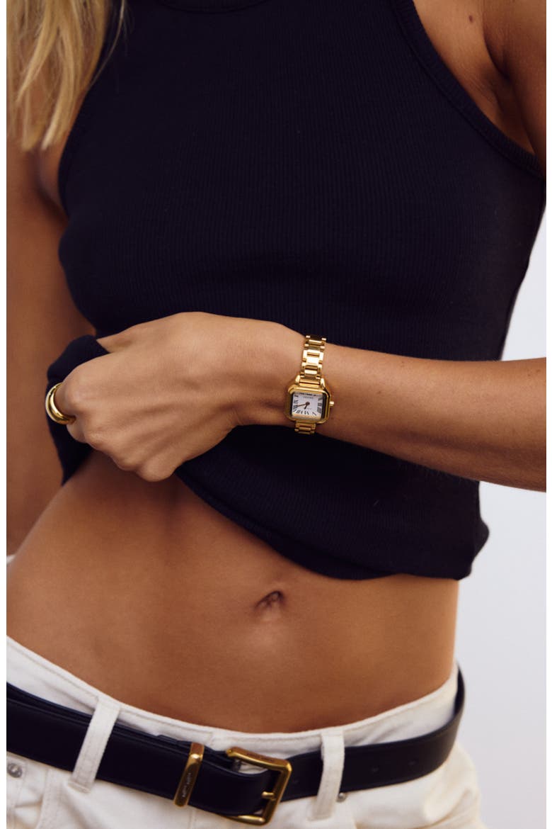Hugo Bracelet Watch, 22mm, Alternate, color, GOLD