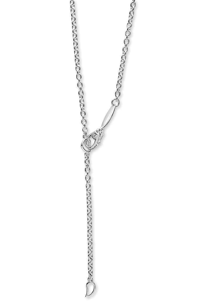 Rittenhouse Diamond Pavé Pendant Necklace , Alternate, color, SILVER