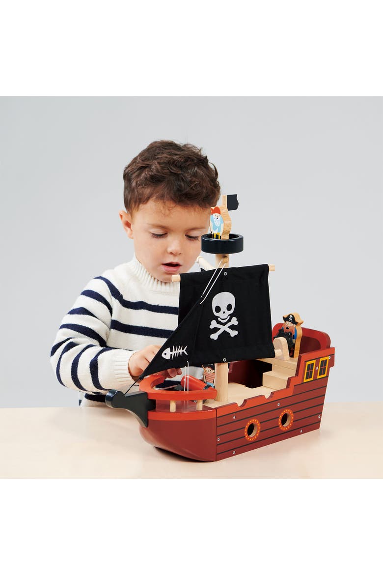 Fishbones Pirate Ship, Alternate, color, Multi-color