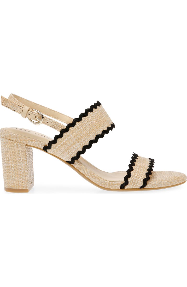 Anne Klein Raine Raffia Slingback Sandal, Alternate, color,