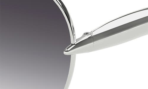 Bottega Veneta Bv1305s Linea Unapologetic 008 Silver Grey Sunglasses In Silver