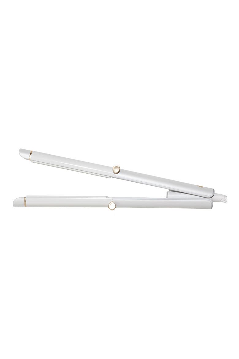 Curling Straightener 2-in-1 Styling Iron, Main, color, WHITE