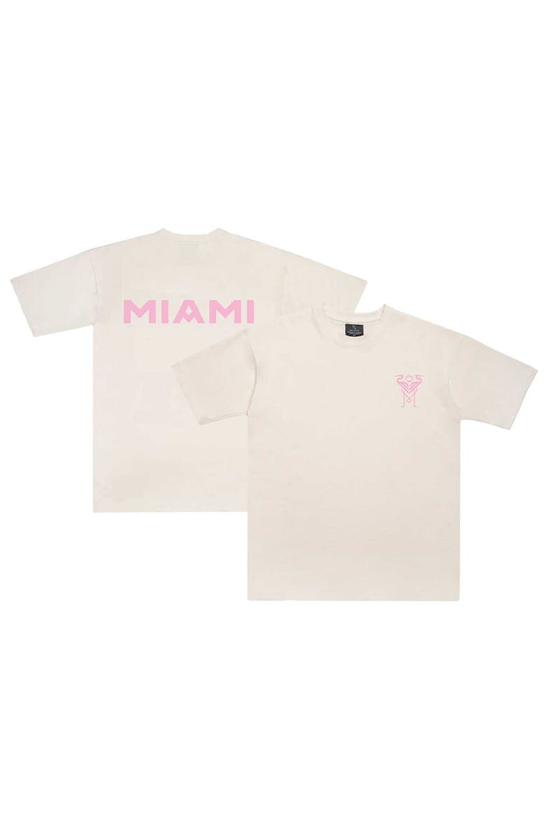 Peace Collective Unisex Peace Collective Cream Inter Miami CF Essentials T-Shirt, Main, color,