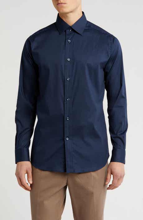 Scotch & Soda Modern Fit Stretch Cotton Dress Shirt