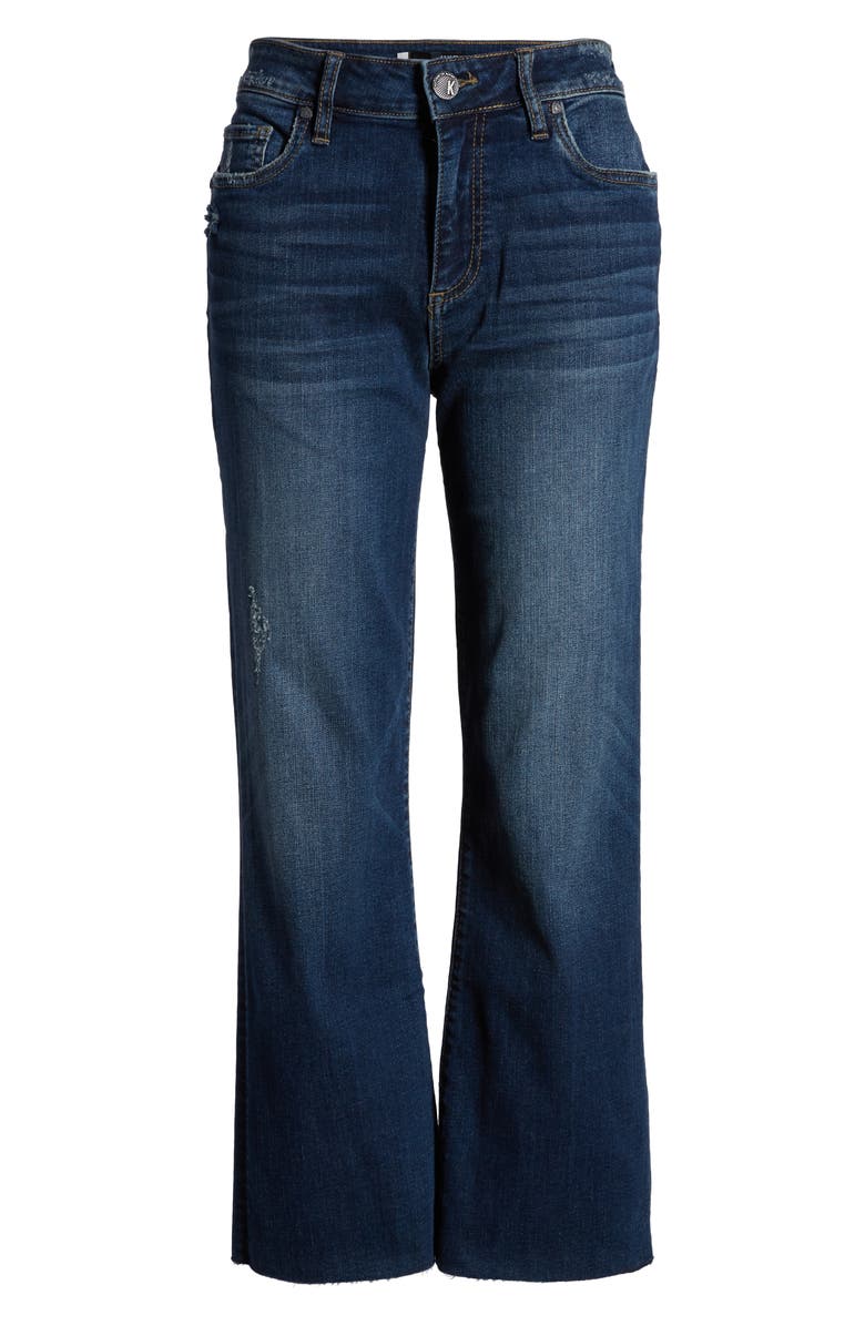 KUT from the Kloth Kelsey Raw Hem Ankle Flare Jeans, Alternate, color, 