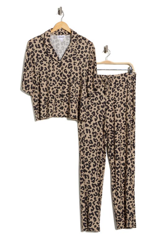 Abound Sleepy Head Pajamas In Animal Print