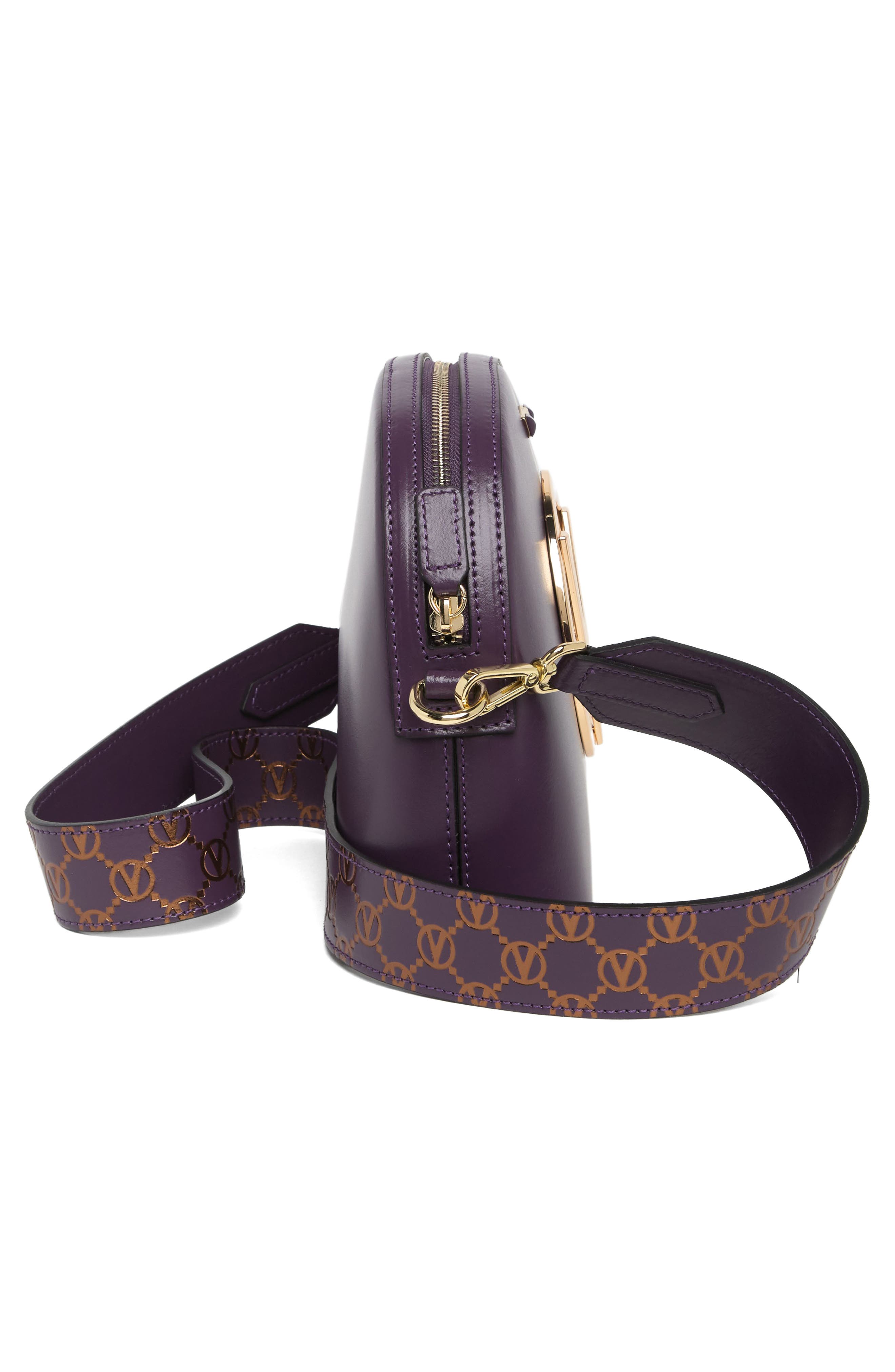 VALENTINO BY MARIO VALENTINO Diana Foreer Leather Crossbody Bag, Alternate, color, 