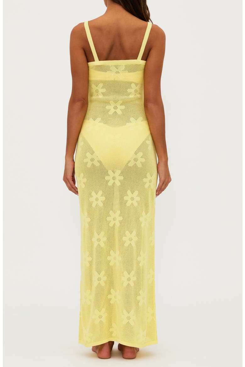 Conrad Sheer Cover-Up Maxi Dress, Alternate, color, BUTTER BLO