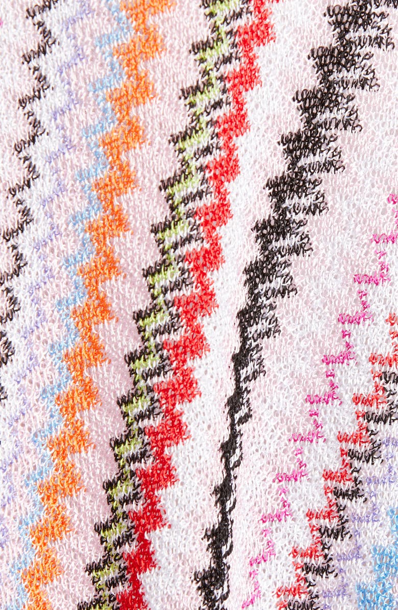 Missoni Zigzag Fringe Poncho, Alternate, color, 