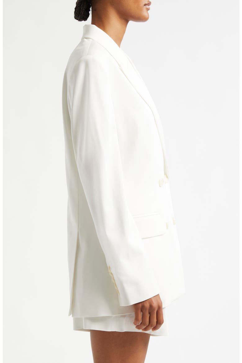 Calla Double Breasted Blazer, Alternate, color, WHITE