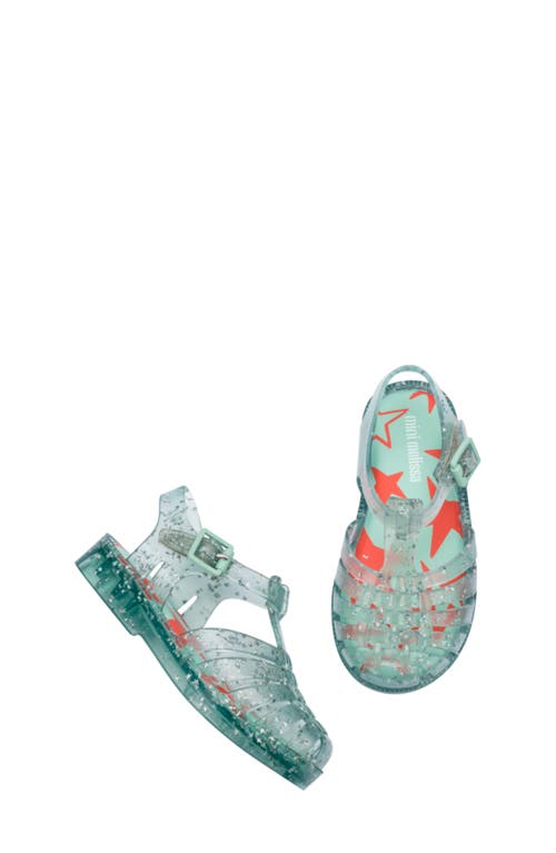 Melissa Kids' Possession Metallic Jelly Sandal In Green