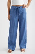 Lauren Ralph Lauren Linen Wide Leg Pants