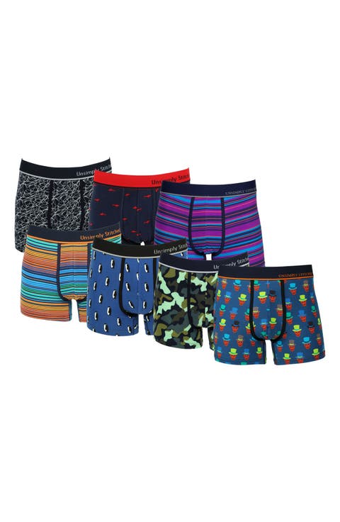 7-Pack Assorted Stretch Cotton Trunks