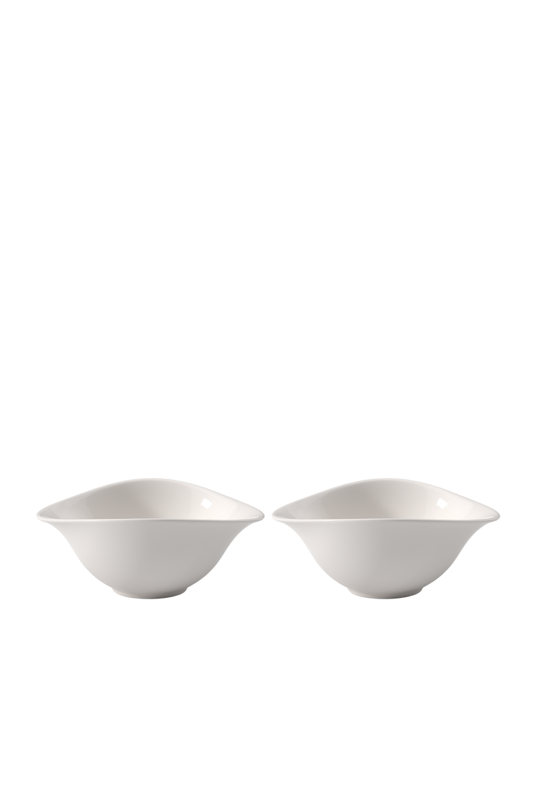 Vapiano Salad Bowl Pair, Main, color, White