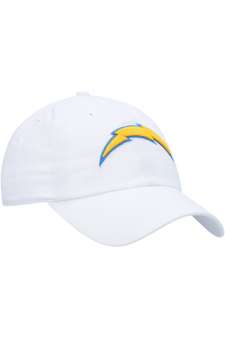 Women's '47 White Los Angeles Chargers Miata Clean Up Logo Adjustable Hat, Alternate, color, White