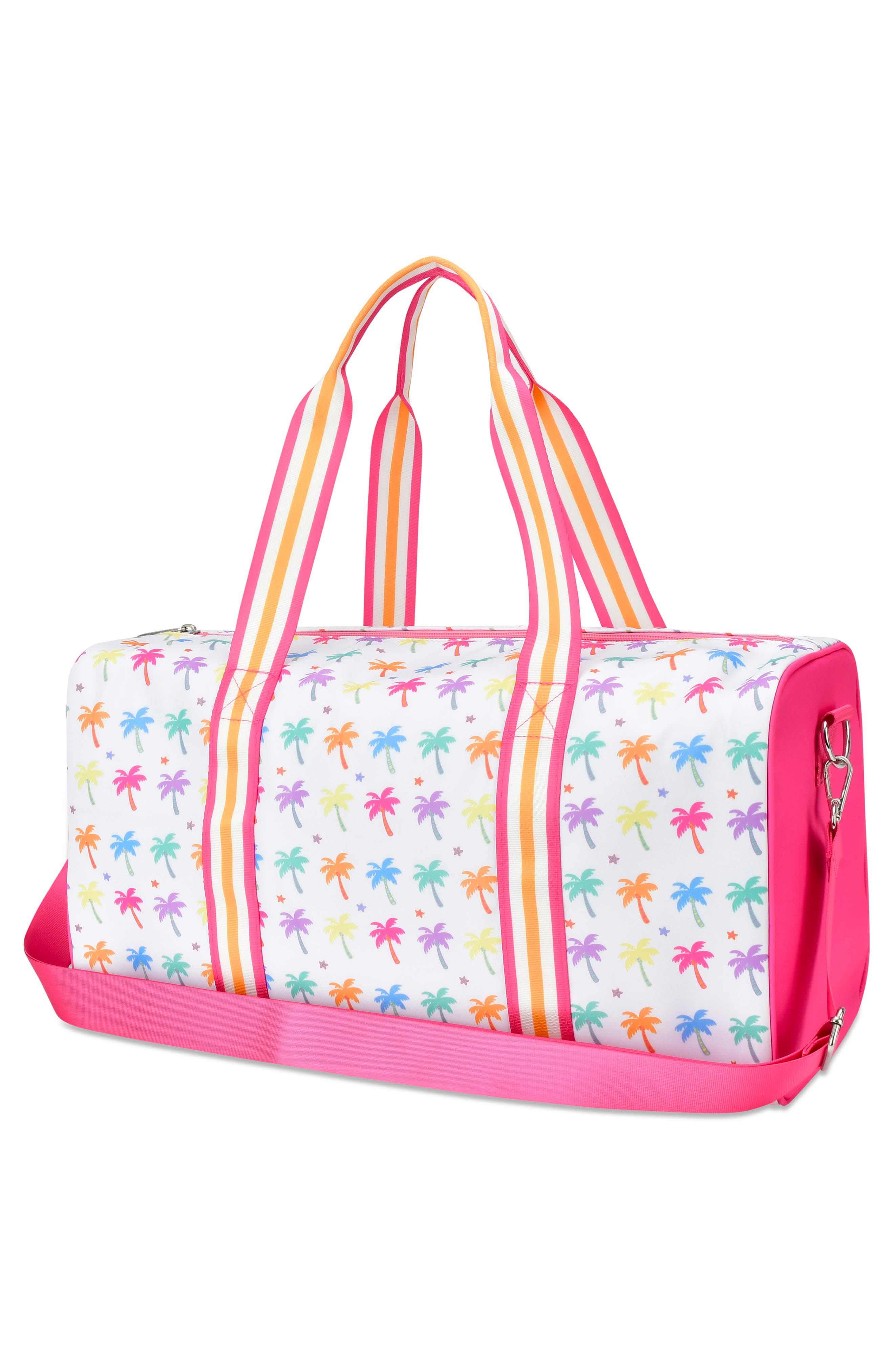 Iscream Kids' Palm Paradise Duffel Bag, Alternate, color, Pink Multi