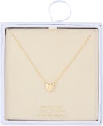 NORDSTROM RACK Sliding Heart Pendant Necklace