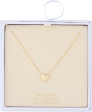 NORDSTROM RACK Sliding Heart Pendant Necklace