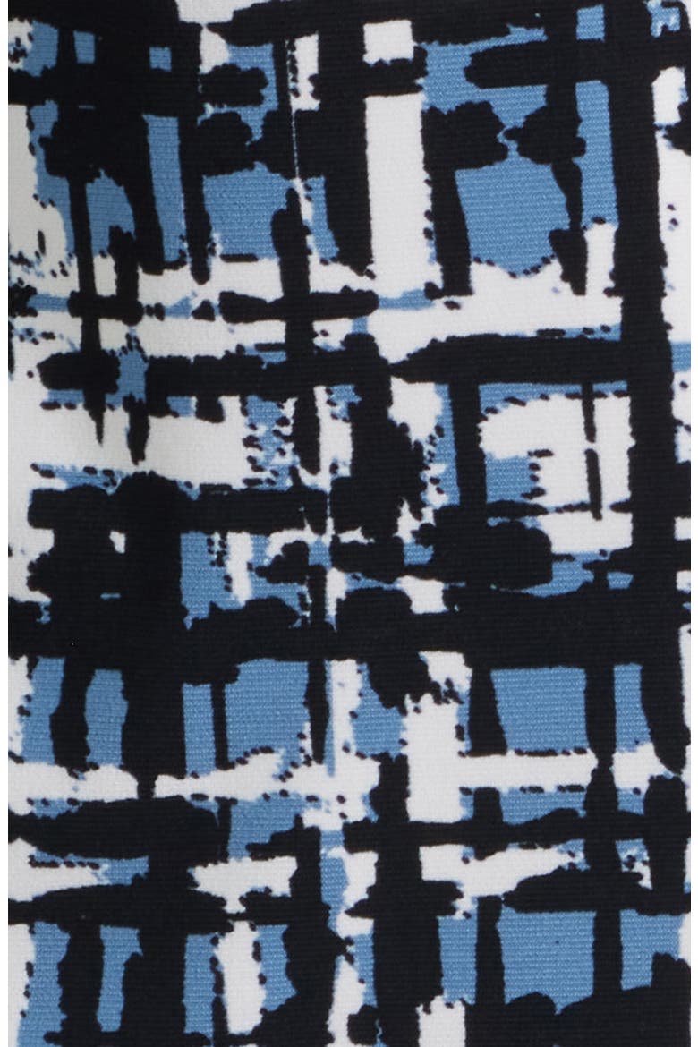 Print Roll-Tabbed Button Front Shirt, Alternate, color, DUTCH BLUE MULTI