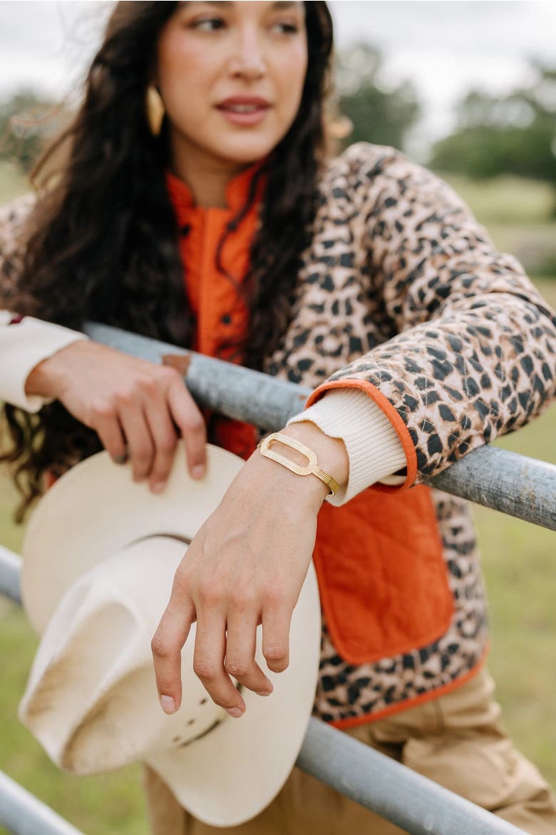 Circuit Cuff, Alternate, color, Gold