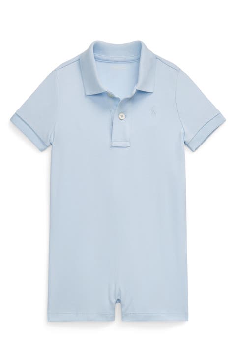Interlock Polo Romper (Baby)
