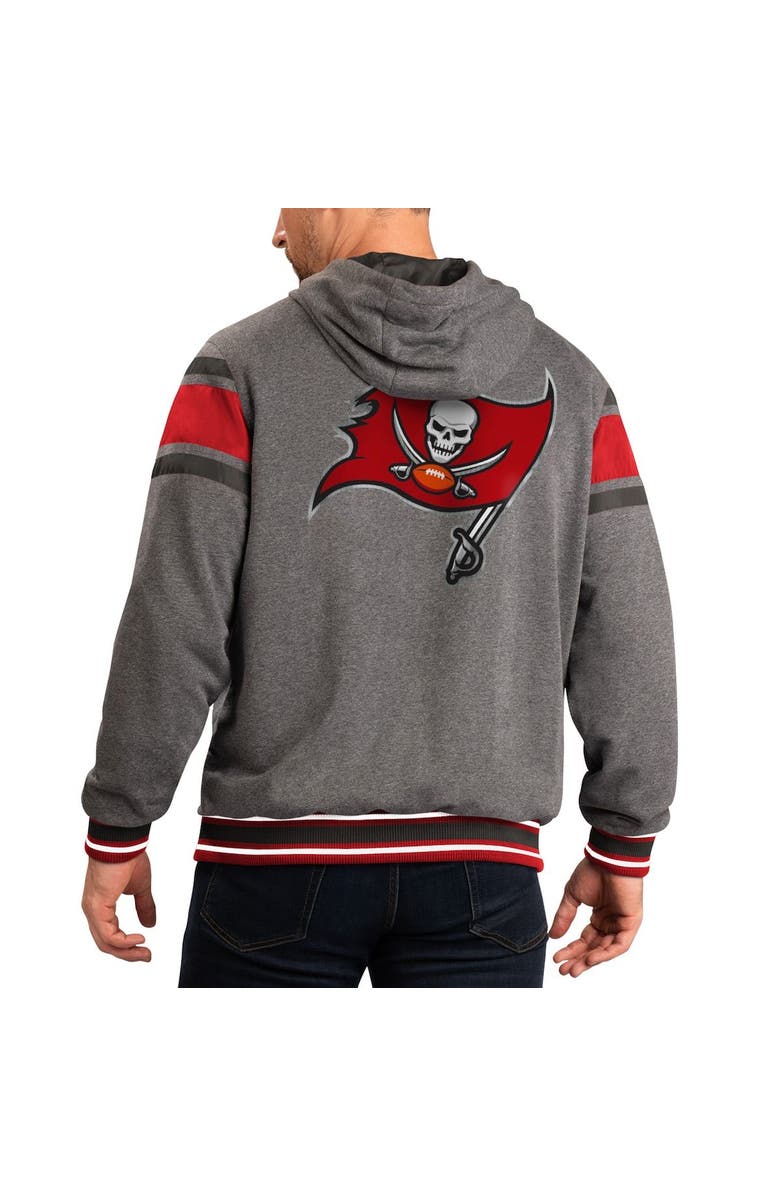 G-III SPORTS BY CARL BANKS Men's G-III Sports by Carl Banks Red/Gray Tampa Bay Buccaneers Extreme Full Back Reversible Hoodie Full-Zip Jacket, Alternate, color, Red