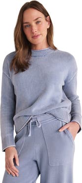 Haven Well Within Garment-Dyed Organic Cotton Roll Neck Sweater