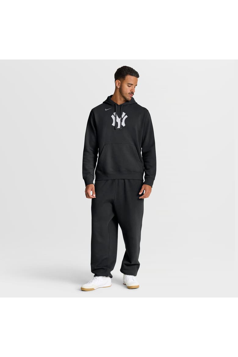 Men's Nike Black New York Yankees Dri-FIT Club Hoodie, Alternate, color, Black