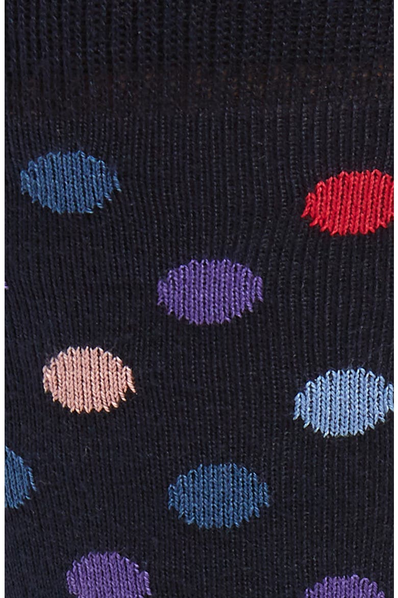 Kool Dot Socks, Alternate, color, NAVY MULTI