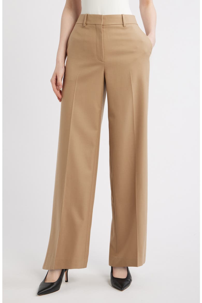 Mid Rise Wide Leg Pants, Main, color, NEW CAMEL