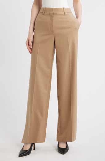 Mid Rise Wide Leg Pants