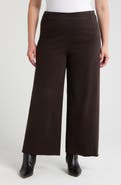 Lysse Erin High Waist Wide Leg Knit Denim Pants