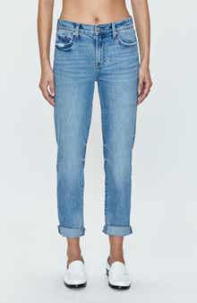 Pistola Riley Cuffed Ankle Straight Leg Jeans