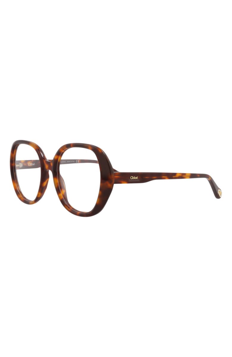 Chloé 51mm Square Optical Glasses, Alternate, color, 