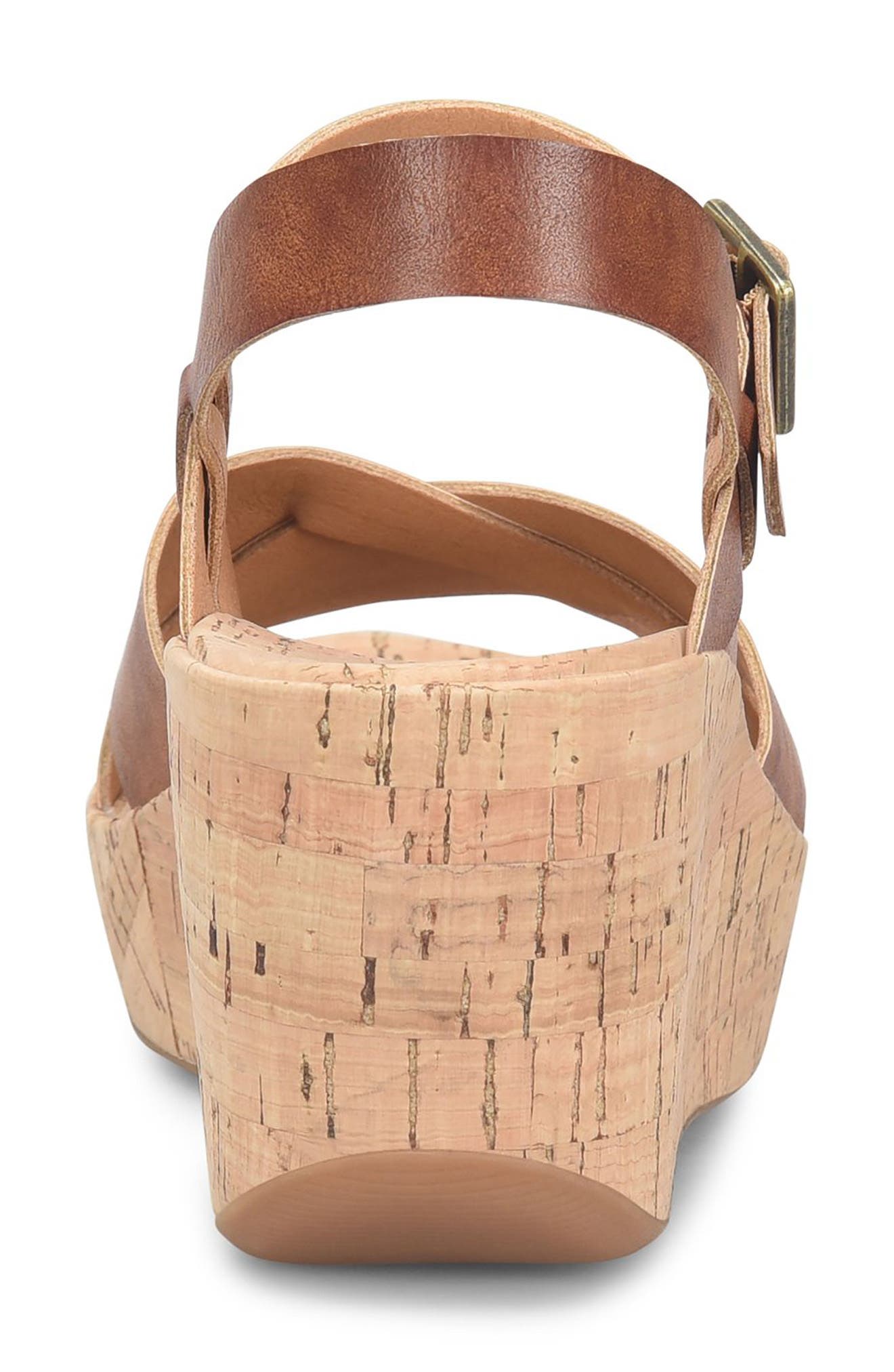 KORKS Denica Wedge Sandal, Alternate, color, Tan