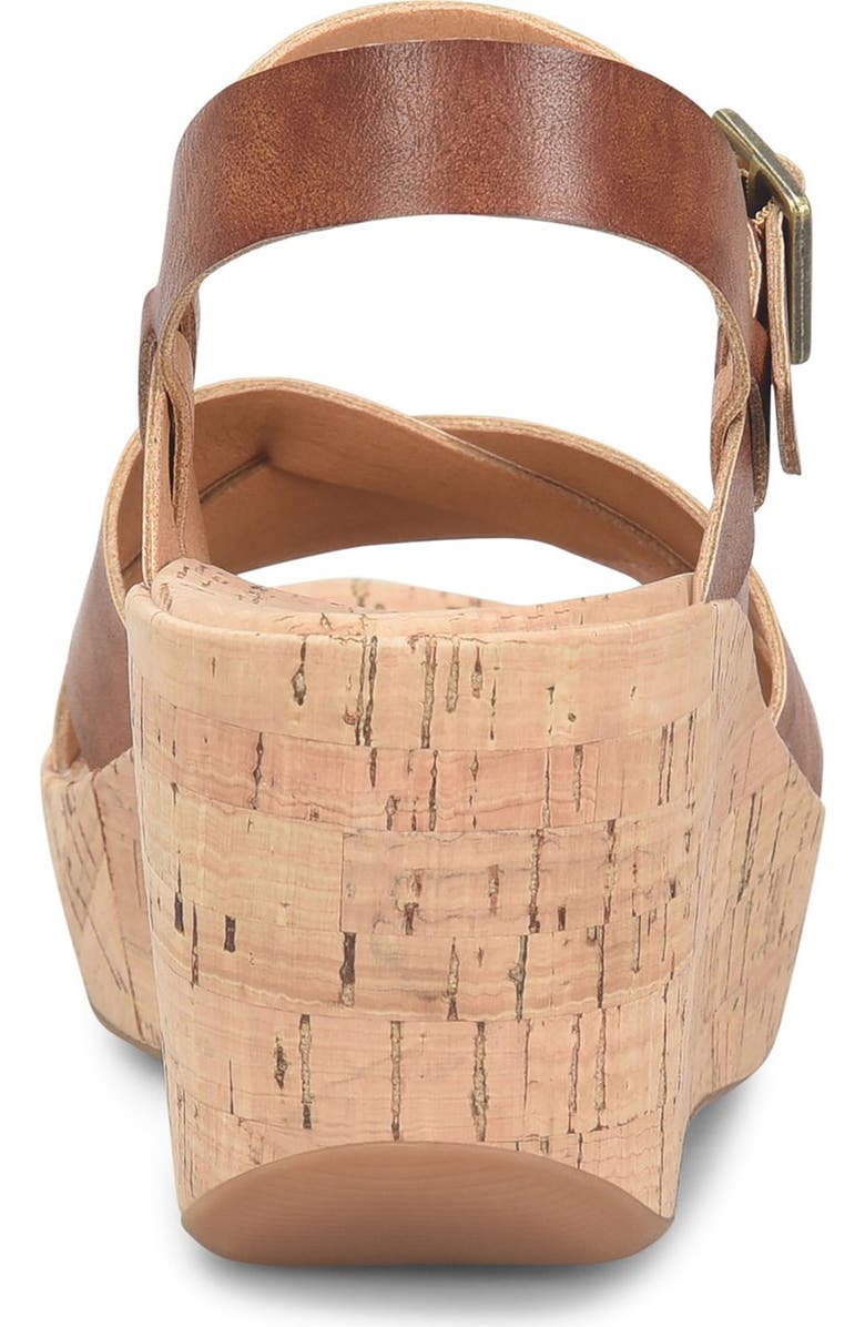 KORKS Denica Wedge Sandal, Alternate, color, Tan